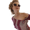 Lightweight acrylic knit tunic Burgundy Symphony with relaxed fit