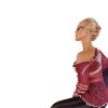 Comfortable breathable Burgundy Symphony acrylic tunic