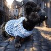 Chic Bow Bliss, playful dog in Mixed Moods mohair, magical bow, Rebel Spirit mood