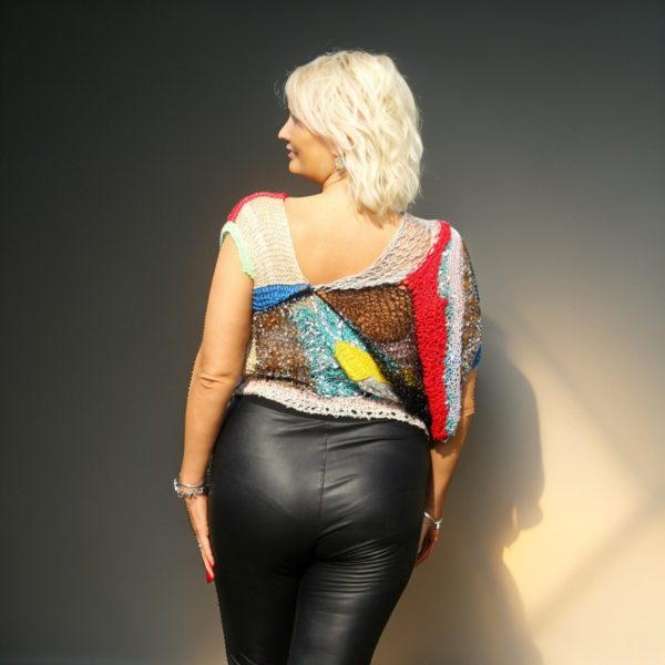 Color Clash flipped inside out showing wild texture and hidden hues