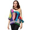 Soft knit Colorful Madness with vibrant patchwork design