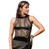 Summer-ready Golden Noir top with breathable fabric and unique details