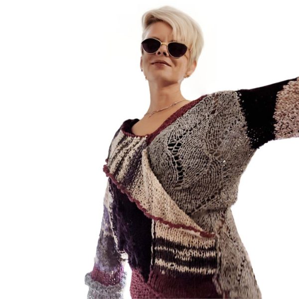 Mauve Whirl – elegance with a rebellious twist
