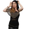 Midnight Madonna - Elegant summer cape with soft breathable knit