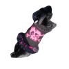 Rebel Elegance luxury pet sweater with pink accents and soft fabric for small dogs and cats