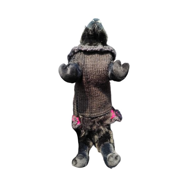 Rebel Elegance cozy pet outfit with pink ruffles and black base, perfect for playful dogs and cats
