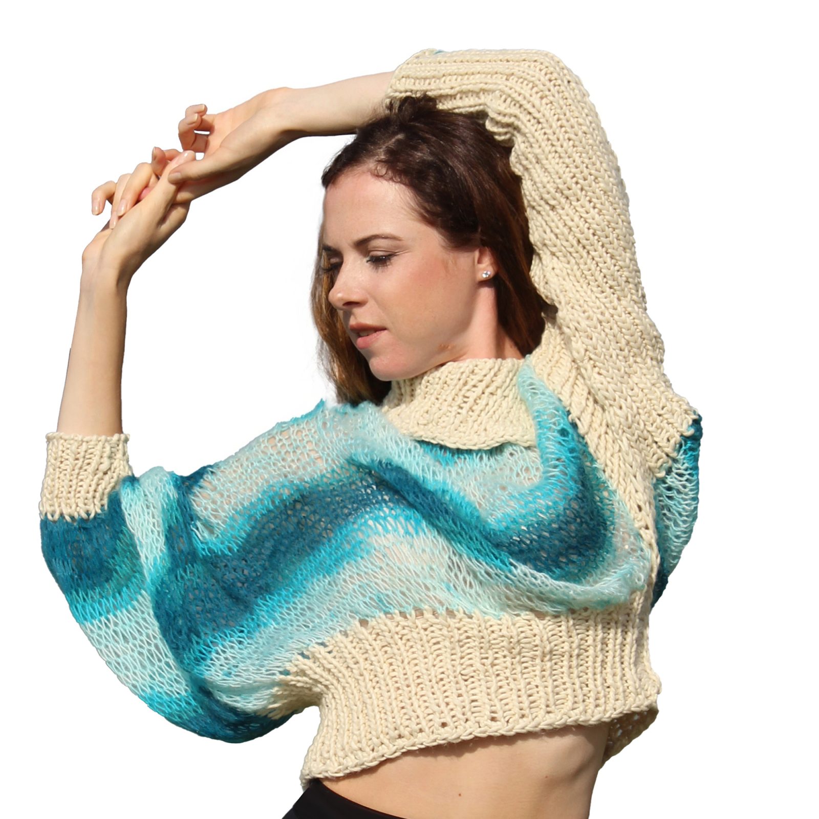 Seabreeze Dream soft gradient pullover combining lightness and structure
