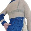 Serenity Wave Symphony airy mid-season knitwear with playful reversible design and elegant flow