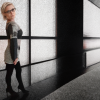 Silver Hues Symphony soft reversible knitwear with silver tones and playful, elegant lines