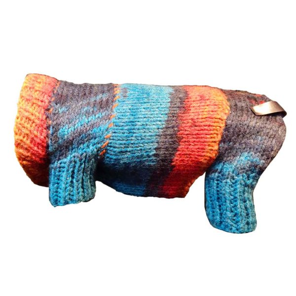 Striped Snuggle Suite bold and vibrant pet outfit that combines modern design with cozy softness for everyday adventures