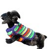 Youthful Stripe Fling cheerful pet outfit with bright stripes and lightweight fabric for playful cats and dogs