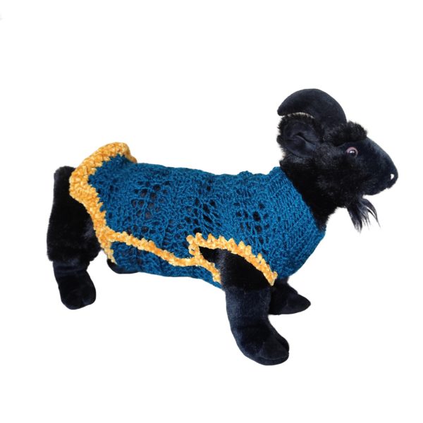 Sprout Explorer whimsical cozy sweater with flexible neck and playful paw details