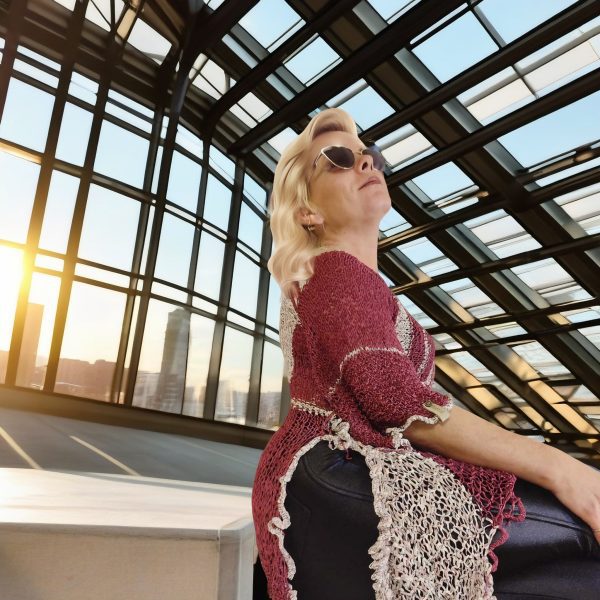 Дизайнерская туника Prodelki в оттенке пыльного бордо